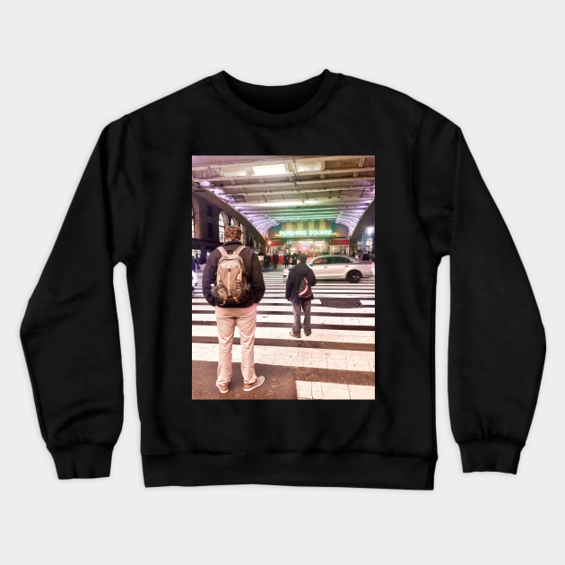 Pershing Square, Manhattan, New York City Crewneck Sweatshirt by eleonoraingrid